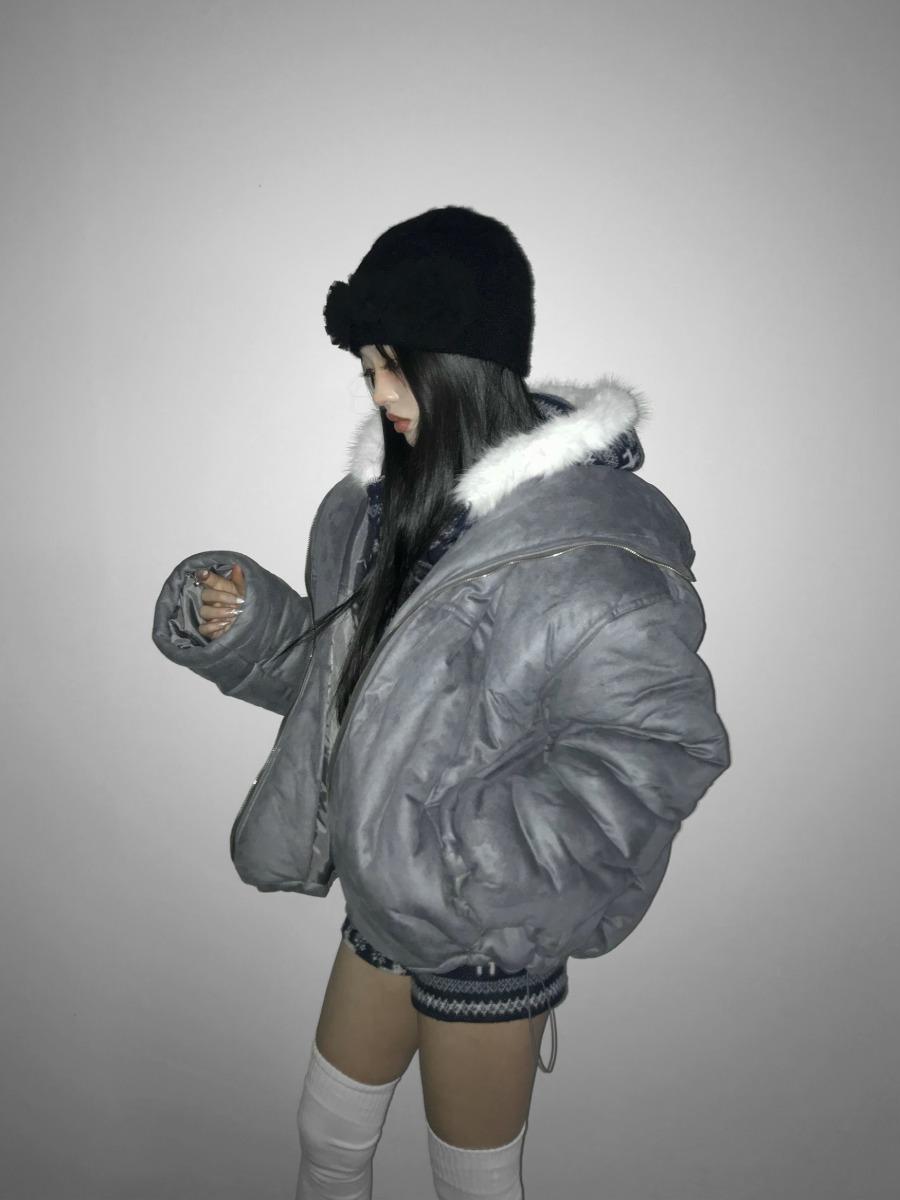 spoon suede loose padding jp(2 color)