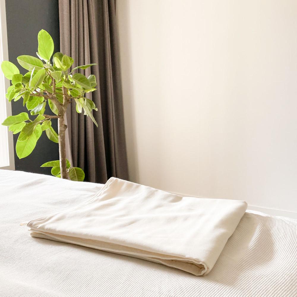 오랜 강화 소창 낮잠이불 대형타올 (국내산 무형광 면 실 100%) 오랜라이프 oren 2겹
