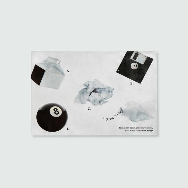 8ball white 오브제 카페트 러그