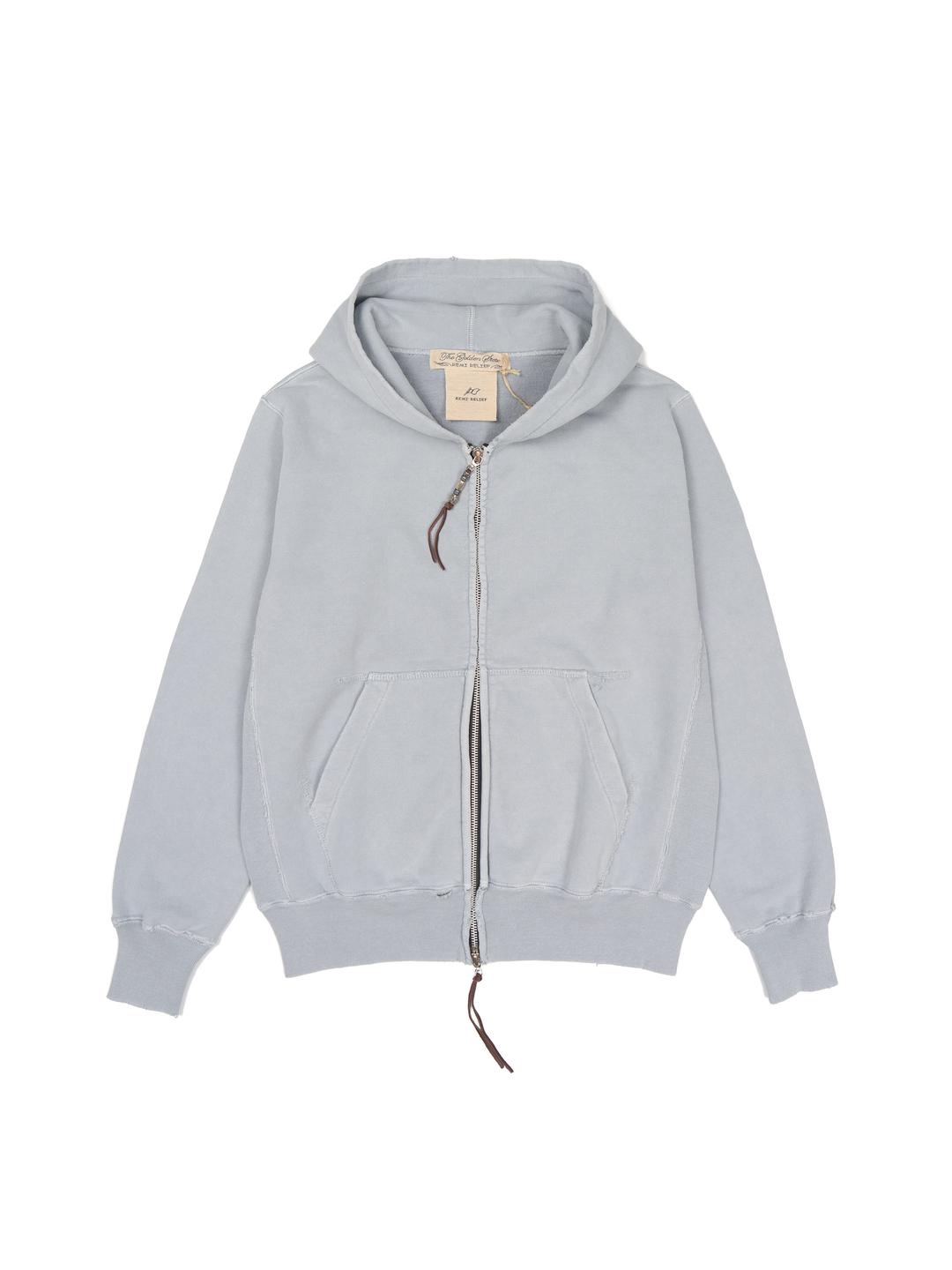 SP Finish Zipped Hoodie Sax