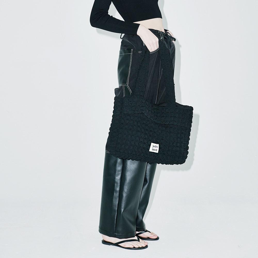 croiffle shoulder bag 크로플 숄더백 black