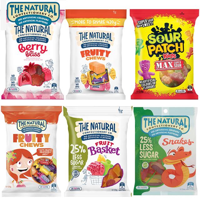 호주 과자 더 내츄럴 사워 젤리 과일 카라멜 레스 슈가 간식 16종 김숙유튜브 호주과자