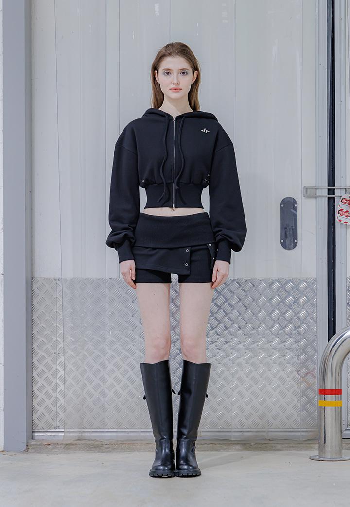 시그니처 써클 크롭 스커트 반바지