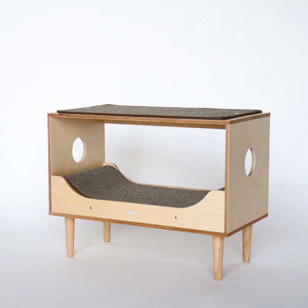 뮤스크래쳐 고양이 캣 원목 스크래쳐 하우스 [카펫 카페트 스크레쳐 스크래치 스크래처] 유어스페이스