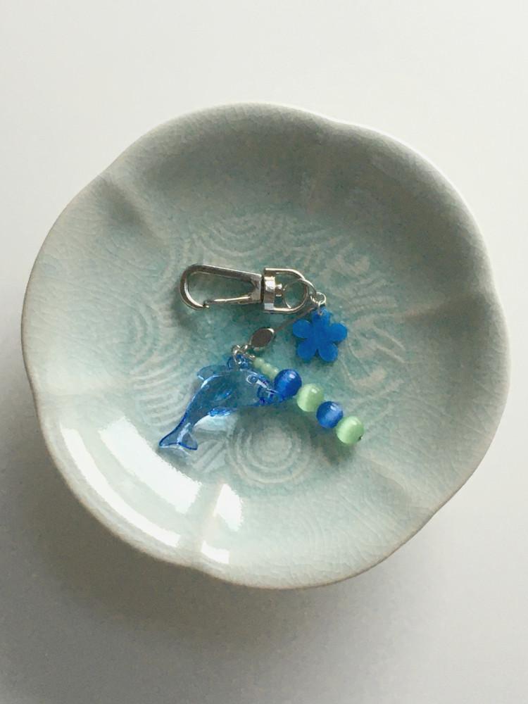 산호초 돌고래 키링