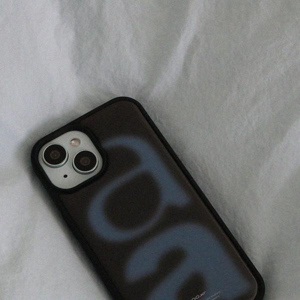 aa cocoa epoxy case - blue. (에폭시 범퍼 케이스)