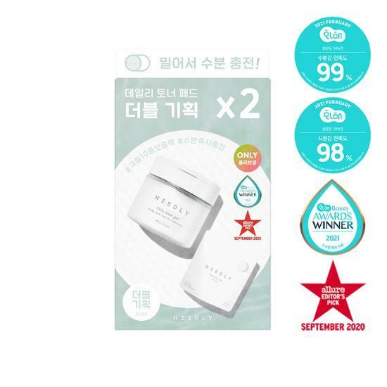 니들리 데일리 토너 패드 더블 기획(본품 60매+ 리필팩 60매)
