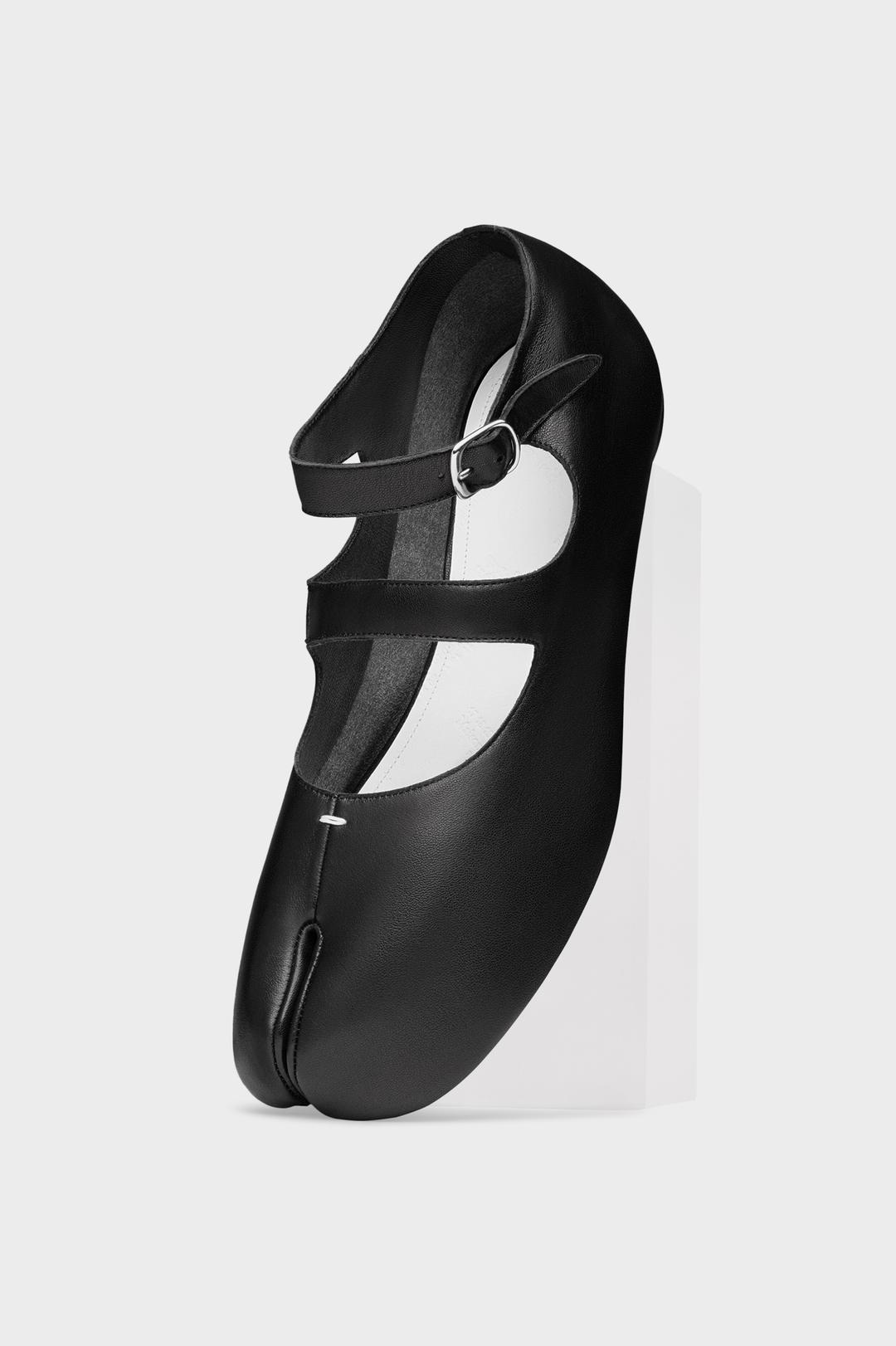 Tabi calfskin ballerinas