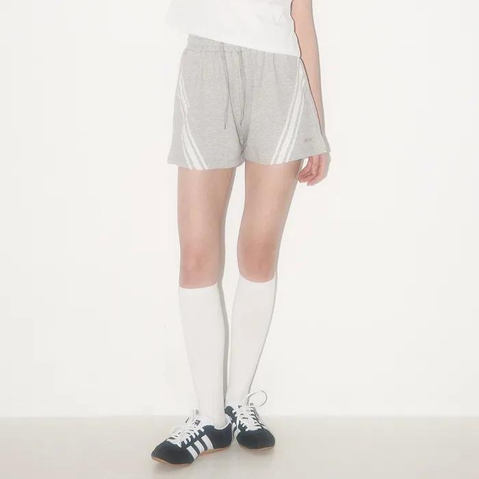 레이스 돌핀 트랙 쇼츠 멜란지