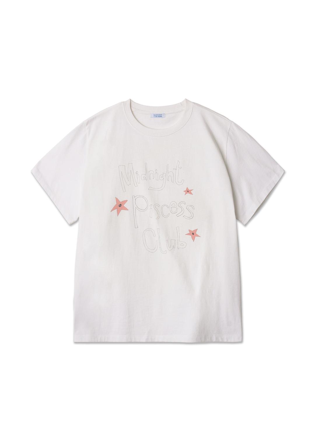 Handwriting Oversized T-shirt_White