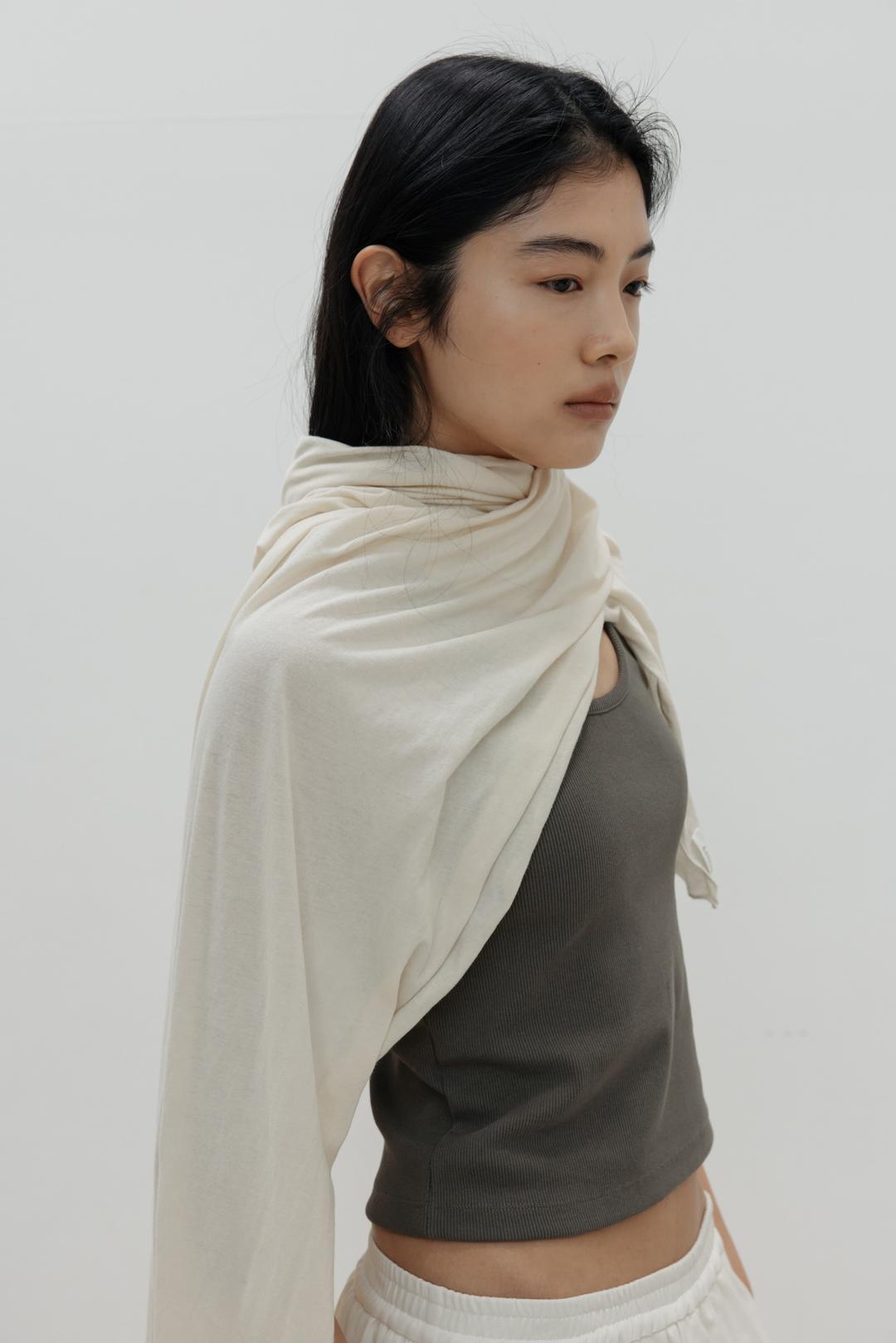 Flow Tencel Scarf (Cream)