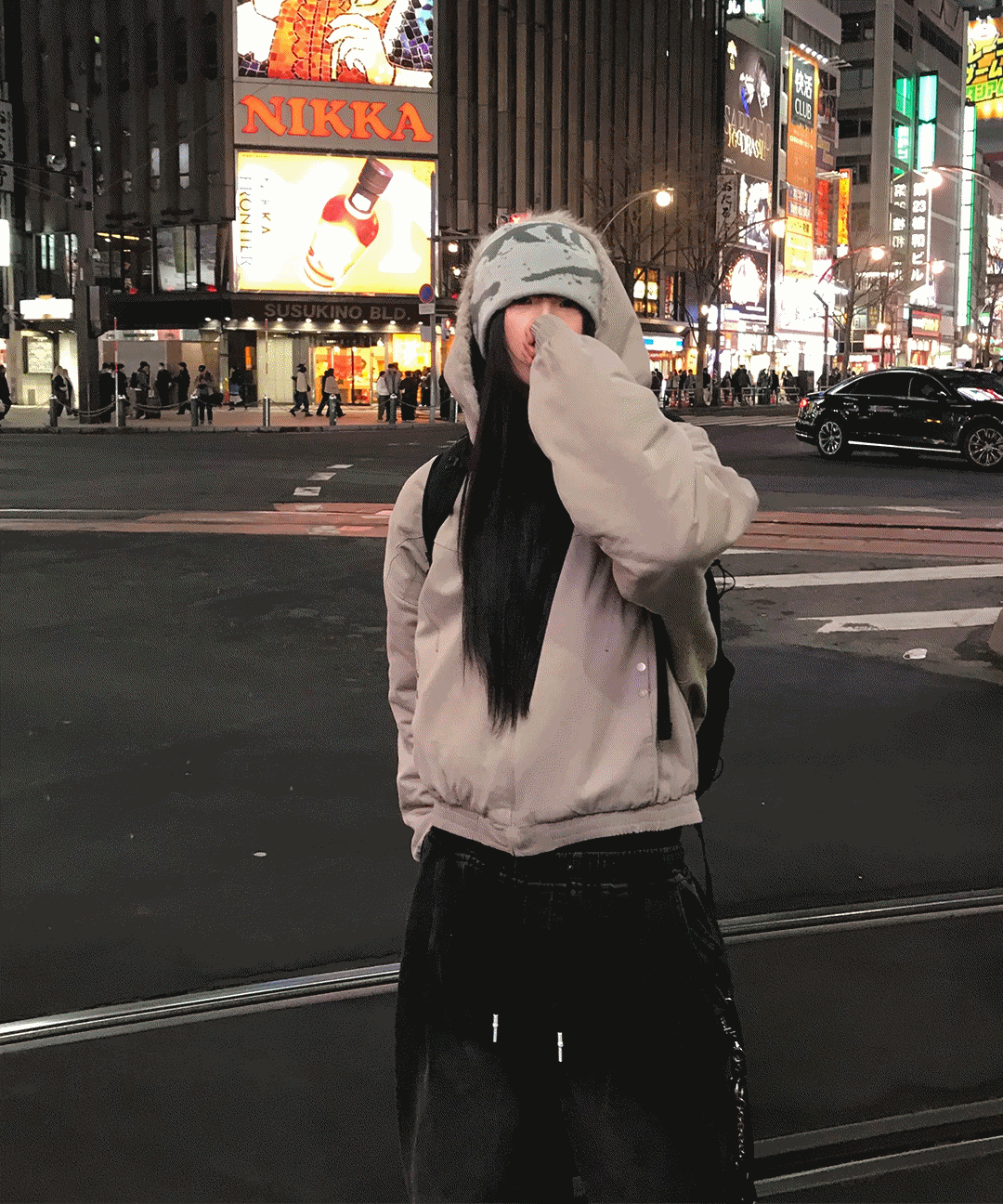 [무료배송] LC 소프트 퍼 봄버 후드 자켓