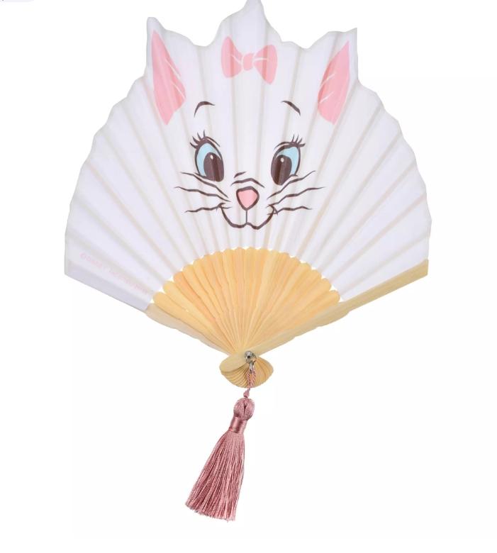 디즈니 스토어 마리 유카타 폴딩 부채