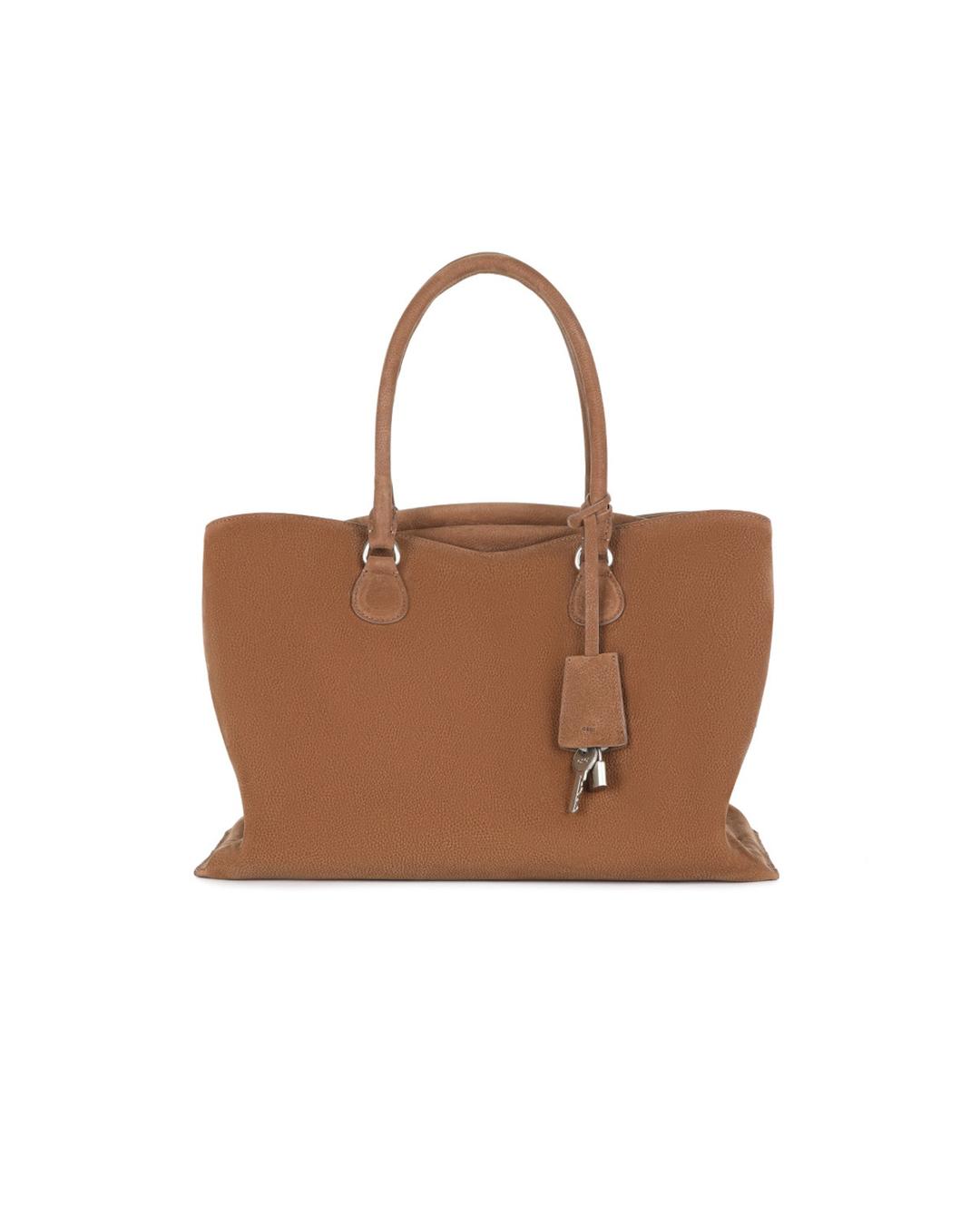 SHELL BROT LARGE [NUBUCK BROWN]