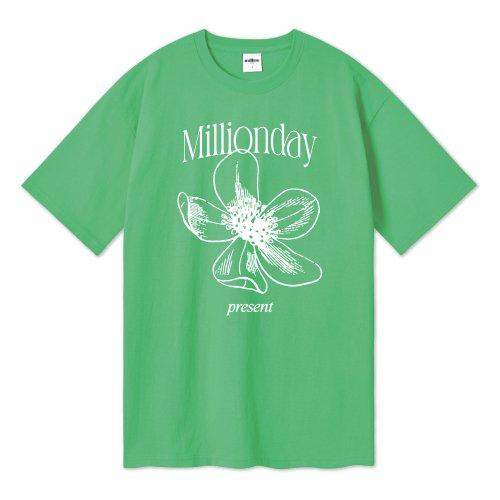 밀리언데이(MILLION DAY)  MILLION BLOOM OVER T-SHIRT - 사이즈 & 후기 | 무신사