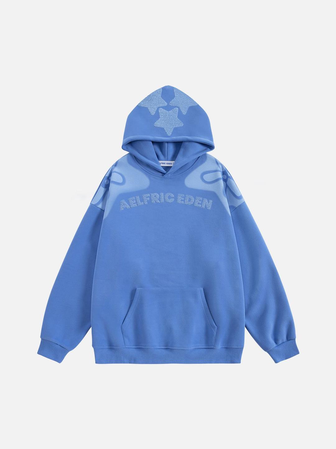 Aelfric Eden Floral Eden Star Pullover Hoodie - Blue / XS