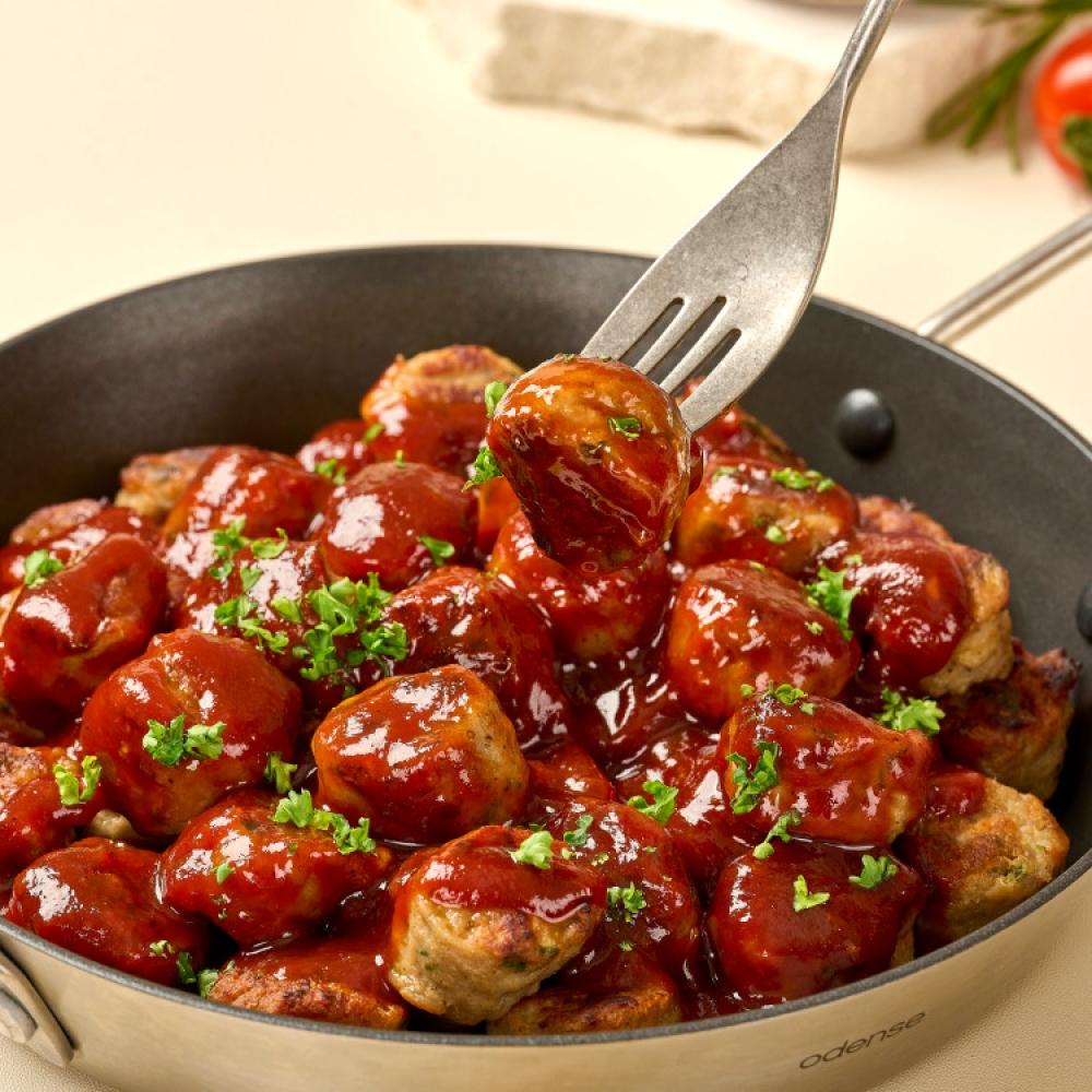 대용량 나이스 투 미트볼 세트구성 미트볼 1KG (100개) + 전용 BBQ 소스 500g