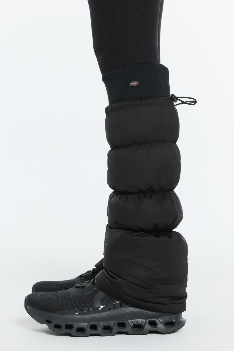AZ585 GOOSE DOWN LEG WARMER BLACK