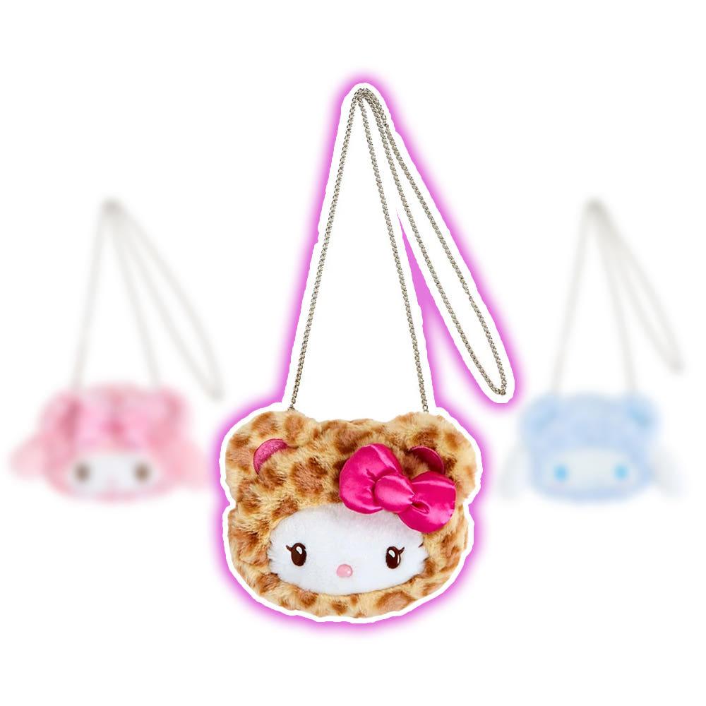 산리오 갸루쿠마 얼굴형 2WAY 포쉐트 가방(파우치) / 헬로키티 마이멜로디 시나모롤