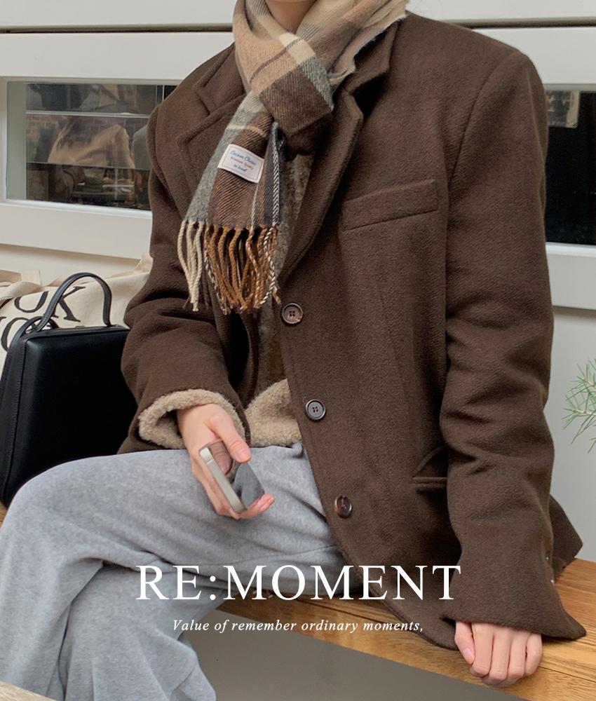 [RE:MOMENT/New 컬러!/3주소요] made.클래식 울 싱글자켓 3color!