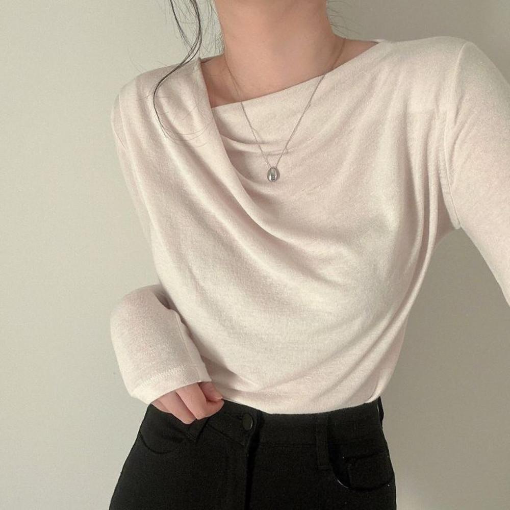 (여리핏 모달스판) 로블 셔링 긴팔 T