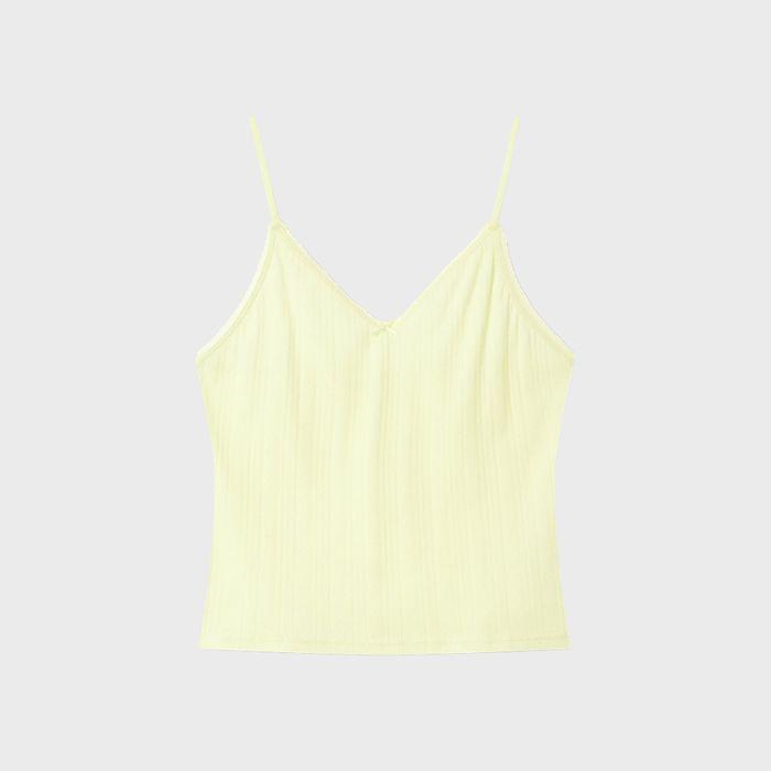 [JAJU/자주] 여 코튼 포인텔 캐미솔_옐로우