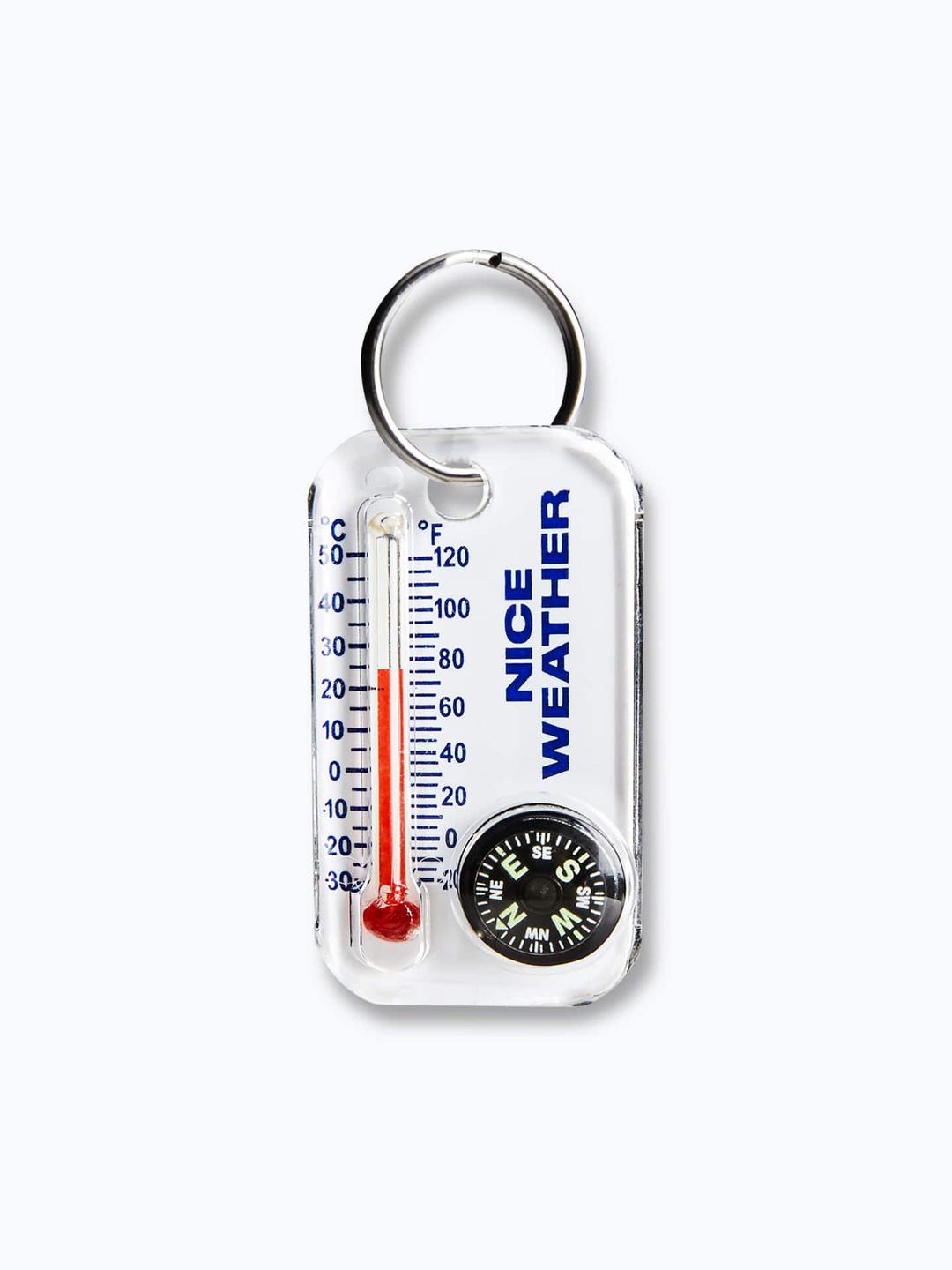[Nice Weather] N.W THERMOMETER KEYRING (WHITE)