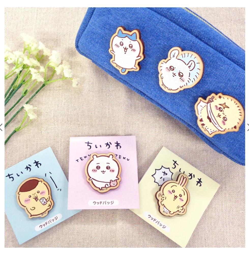 치이카와 우드 뱃지