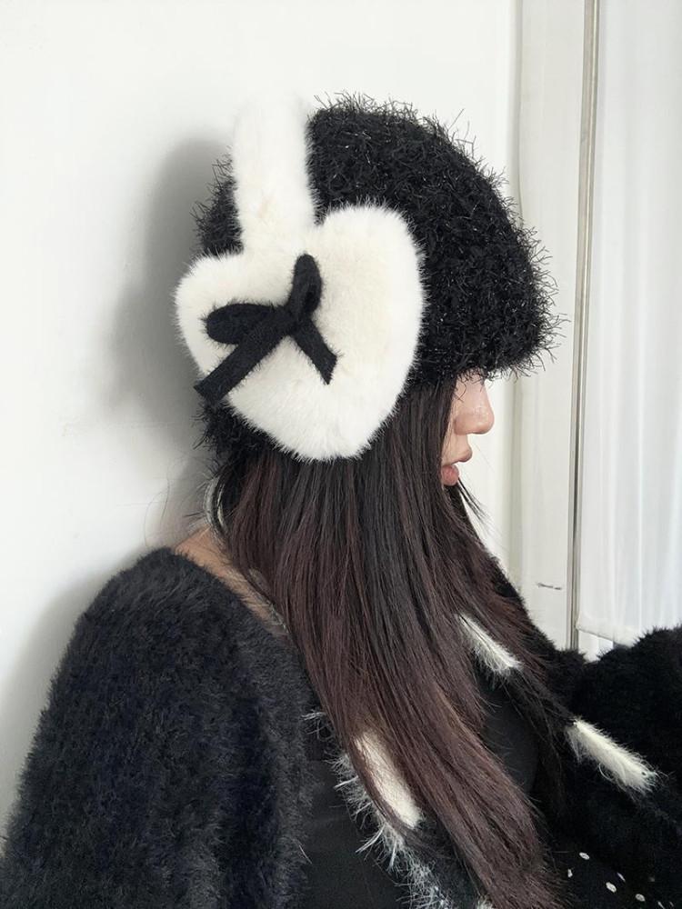 수심 Adorable Earmuffs(6 color) 어도러블 귀마개 하트 리본 이어머프