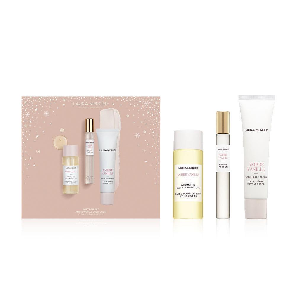 [로라 메르시에][홀리데이]코지 리트릿 앰버 바닐라 컬렉션 3종 세트