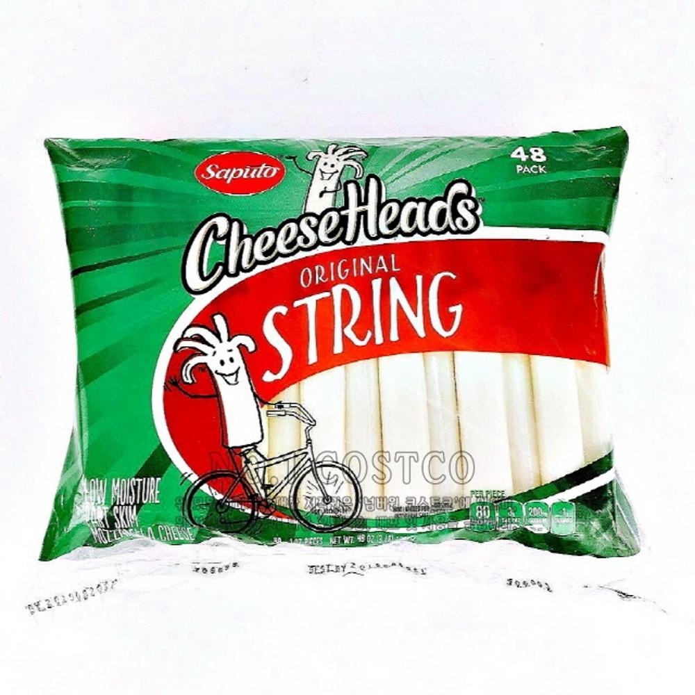 사푸토 치즈헤드 스트링 치즈 1.36kg 48개입 코스트코 개별포장 간식 아이스박스