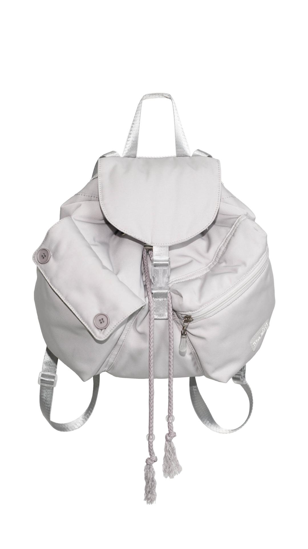 Button mini backpack_light grey(7/25)
