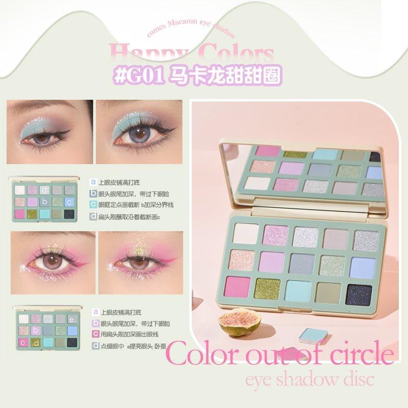 GOGO TALES 15 Colors Eye Palette GT522 - G01