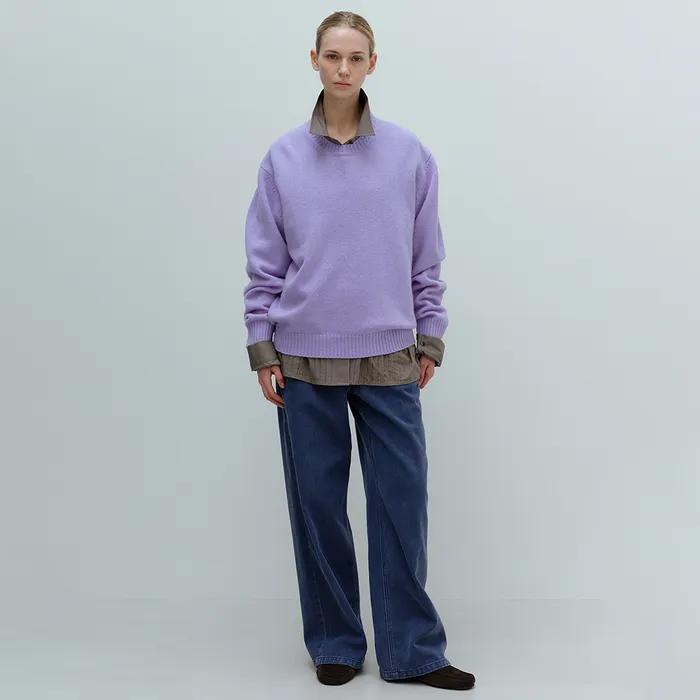 Grain Denim in Navy Purple