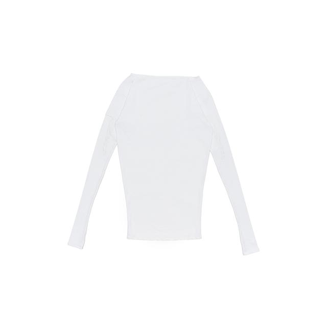 [604SERVICE : 604서비스] ACHING UNBALANCED DRESS IN WHITE