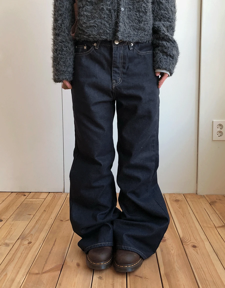 [논페이드] 포이 코아사 플레어 데님 (1color)