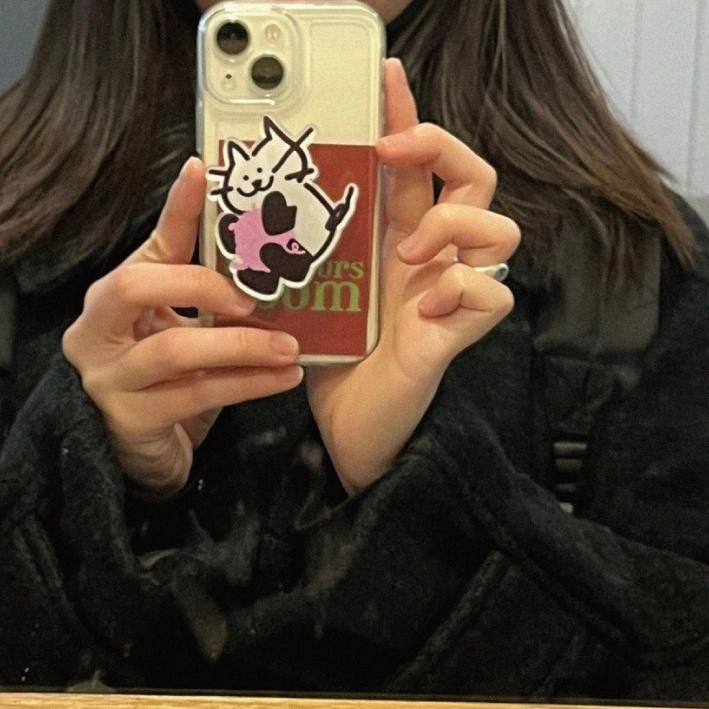 [murmursroom]털실 고양이 스마트톡 (맥세이프 전용)