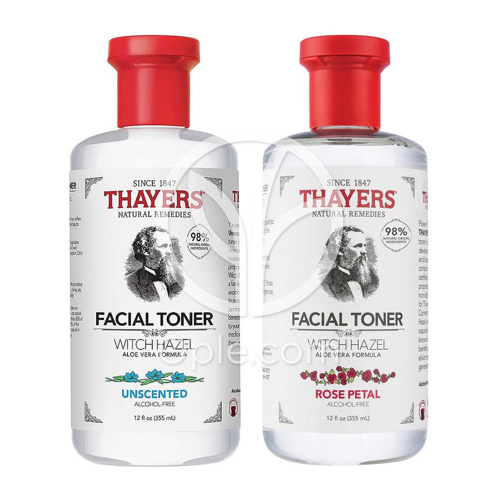 [브랜드판타지]2종 세트 위치하젤 페이셜 스킨 토너 355 ml 로즈 페탈 & 무향