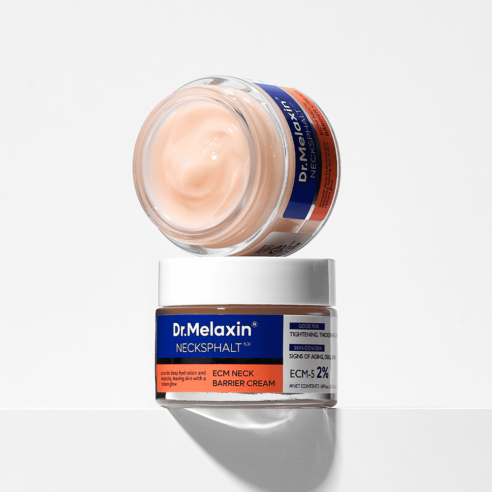 닥터멜락신 넥스팔트 넥 탄력 크림 50ml / 25% / 목 주름 탄력 회복 특허성분 ecm-5 / 목 주름 관련 3종 임상 완료