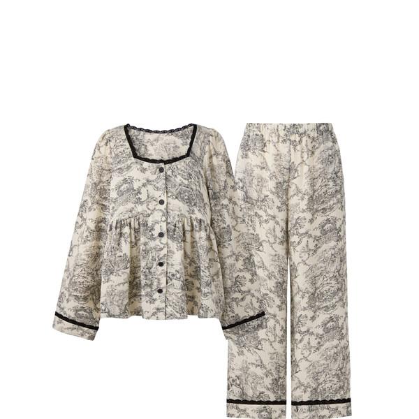 TOILE DE JOUY CHARLOTTE TWO-PIECE SET (3col)
