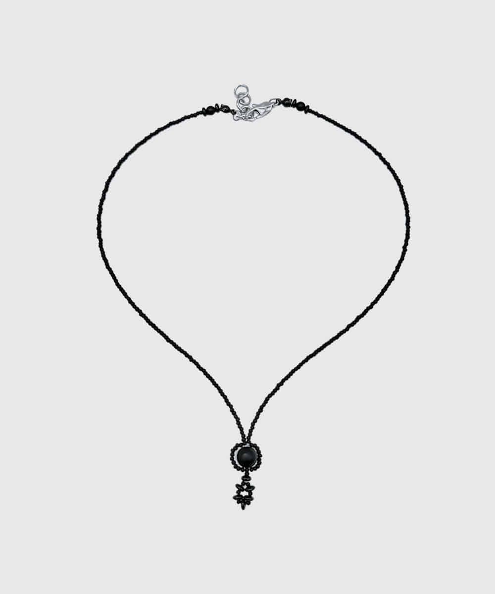 Onyx drop necklace (2 size)