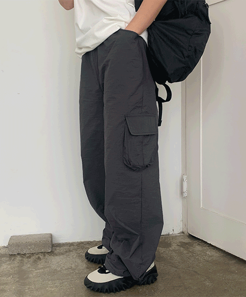 [NEW 10%할인] (unusually) born string cargo pants (3color) (UNISEX)