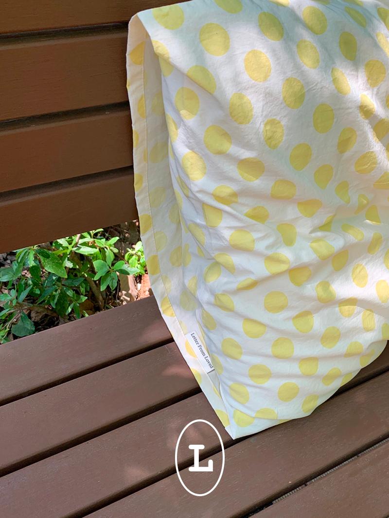 베개커버 (banana dot)