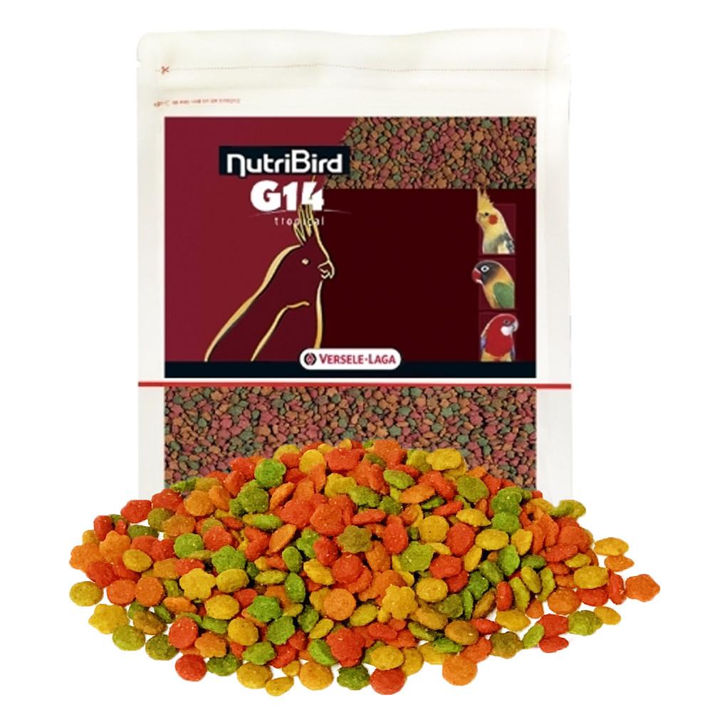 앵무새 펠렛 버셀라가 뉴트리버드 G14 트로피칼 400g 새 앵무새 사료 먹이 모이 밥 간식 용품