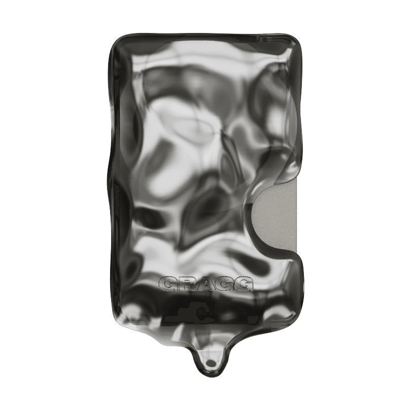 DOUBLE LAYERS MAGSAFE CARD SLOT - CLEAR BLACK