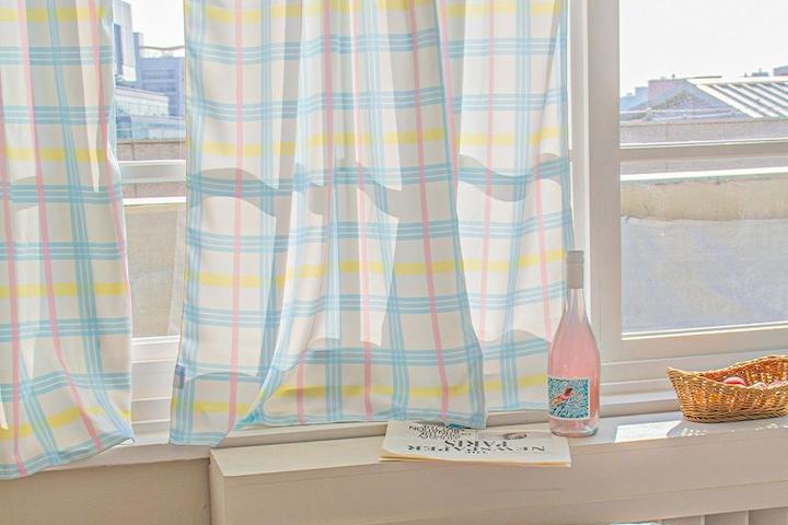 스위트 체크 사계절 암막커튼 3size