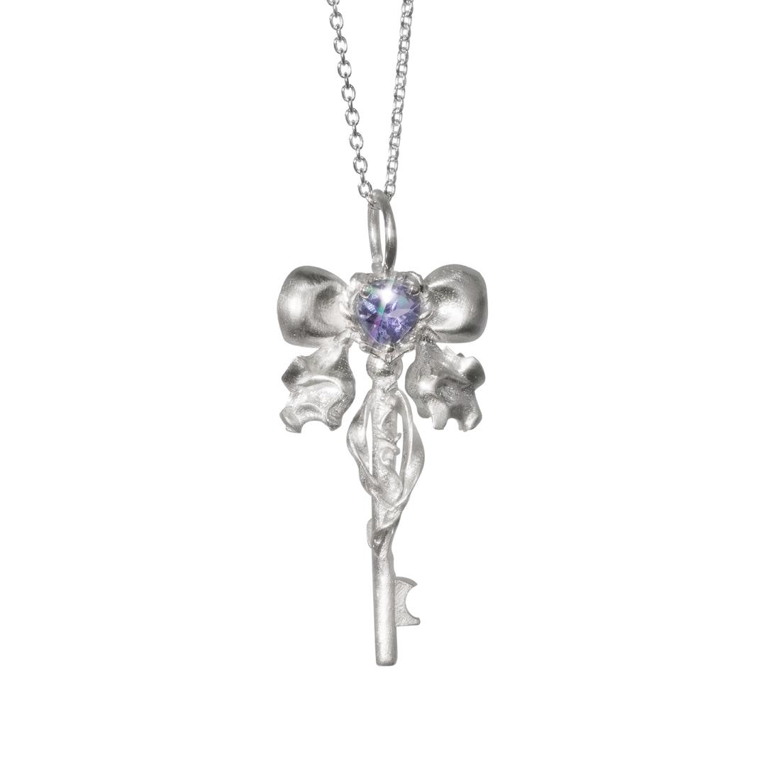 one day. charlotte's key pendant & necklace