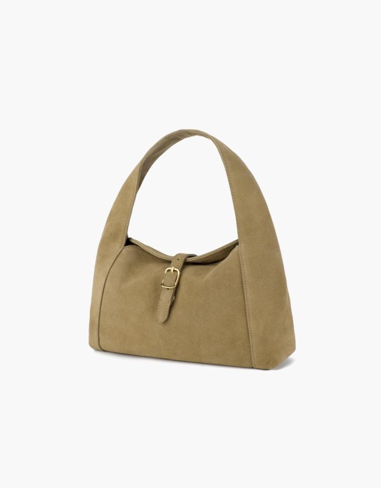 [10% 추가쿠폰]suede buckle bag (mini) - beige