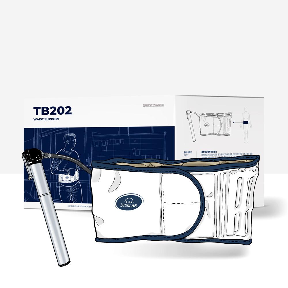 척추 허리견인기 허리 디스크 랩 바른자세 교정 견인 치료 도움 의료기 기 TB202