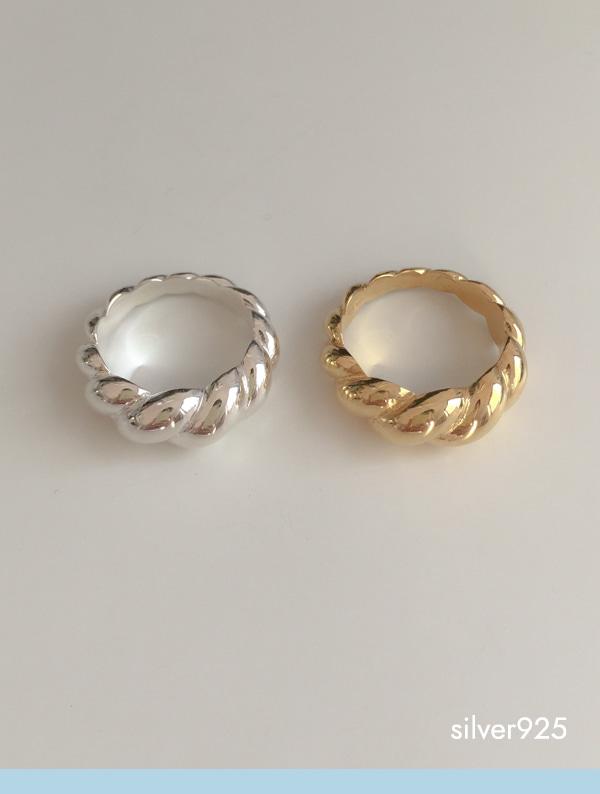 croissant ring (silver925)